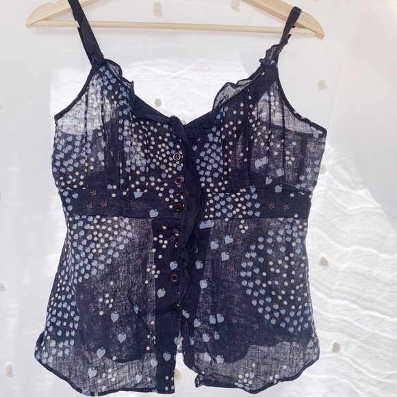 Free People Tops - Free People ruffle tank, size 4